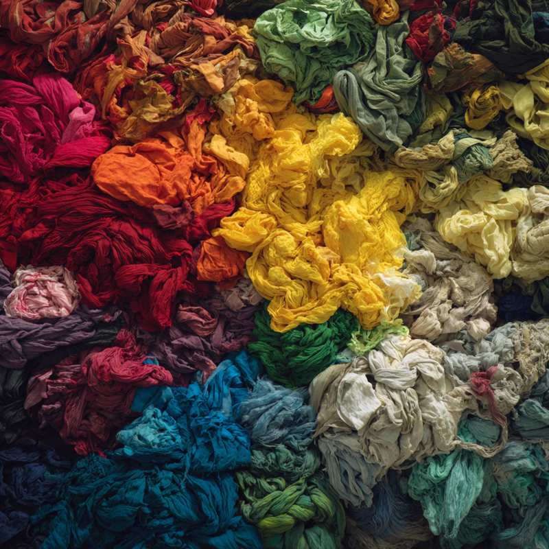 Assorted Dyed Yarn Bundle - Mixed Colours & Weights